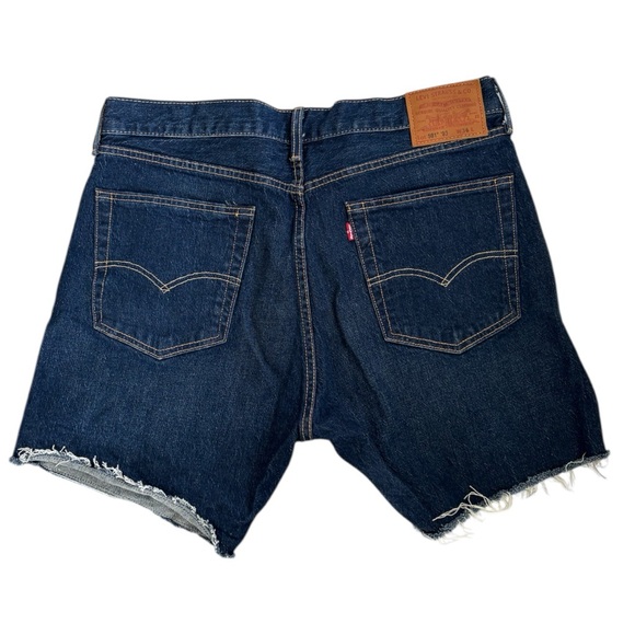 Levi’s 501 ‘93 Premium Shorts Men’s  36 Button Fly Raw Hem 90s Grunge Skater - Picture 2 of 12